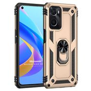 Microsonic Oppo A76 Military Ring Holder Gold Cep Telefonu Kılıfı