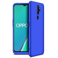 Microsonic Oppo A9 2020 Double Dip 360 Protective Mavi Cep Telefonu Kılıfı