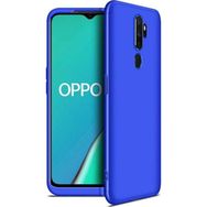 Microsonic Oppo A9 2020 Double Dip 360 Protective Mavi Cep Telefonu Kılıfı