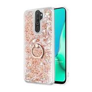 Microsonic Oppo A9 2020 Glitter Liquid Holder Gold Cep Telefonu Kılıfı