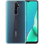 Microsonic Oppo A9 2020 Transparent Soft Beyaz Cep Telefonu Kılıfı