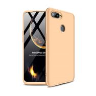 Microsonic Oppo Ax7 Double Dip 360 Protective Gold Kılıf