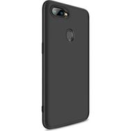 Microsonic Oppo Ax7 Double Dip 360 Protective Siyah Kılıf