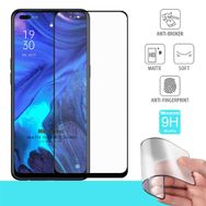 Microsonic Oppo Reno 4 Seramik Matte Flexible Siyah Ekran Koruyucu