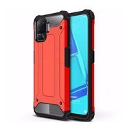 Microsonic Oppo Reno 5 Lite Rugged Armor Kırmızı Cep Telefonu Kılıfı