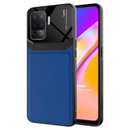 Microsonic Oppo Reno 5 Lite Uniq Leather Lacivert Cep Telefonu Kılıfı