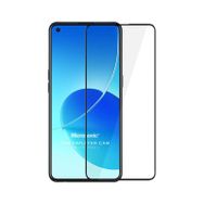 Microsonic Oppo Reno 6 4G Tam Kaplayan Temperli Siyah Cam Ekran Koruyucu