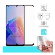 Microsonic Oppo Reno 7 Lite Seramik Matte Flexible Siyah Ekran Koruyucu