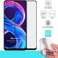 Microsonic Realme 8 Pro Seramik Matte Flexible Siyah Ekran Koruyucu