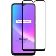 Microsonic Realme C25 Tam Kaplayan Temperli Siyah Cam Ekran Koruyucu
