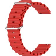 Microsonic Realme Watch S Pro Ocean Band Kırmızı Kordon