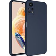 Microsonic Redmi Note 12 Pro 4G Groovy Soft Lacivert Cep Telefonu Kılıfı