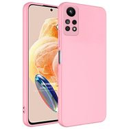 Microsonic Redmi Note 12 Pro 4G Groovy Soft Pembe Cep Telefonu Kılıfı
