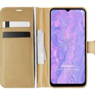 Microsonic Reeder S19 Max Delux Leather Wallet Gold Cep Telefonu Kılıfı