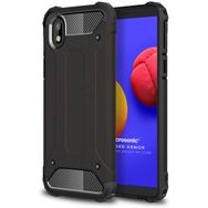 Microsonic Samsung Galaxy A01 Core Rugged Armor Siyah Kılıf