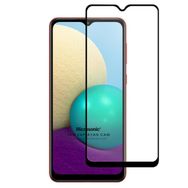 Microsonic Samsung Galaxy A02 Tam Kaplayan Temperli Siyah Cam Ekran Koruyucu