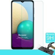 Microsonic Samsung Galaxy A02 Tempered Glass Cam Ekran Koruyucu