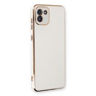 Microsonic Samsung Galaxy A03 Olive Plated Beyaz Kılıf