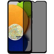 Microsonic Samsung Galaxy A03 Privacy 5D Gizlilik Filtreli Siyah Cam Ekran Koruyucu