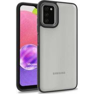 Microsonic Samsung Galaxy A03S Bright Planet Siyah Kılıf