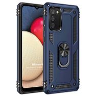 Microsonic Samsung Galaxy A03S Military Ring Holder Pembe Kılıf