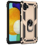Microsonic Samsung Galaxy A04 Military Ring Holder Gold Kılıf