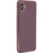 Microsonic Samsung Galaxy A04 Olive Plated Lila Kılıf