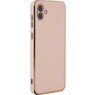 Microsonic Samsung Galaxy A04 Olive Plated Pembe Kılıf
