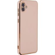 Microsonic Samsung Galaxy A04 Olive Plated Pembe Kılıf