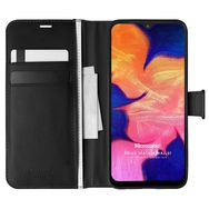 Microsonic Samsung Galaxy A10 Delux Leather Wallet Siyah Kılıf