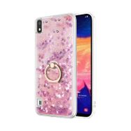 Microsonic Samsung Galaxy A10 Glitter Liquid Holder Beyaz Kılıf