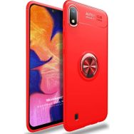 Microsonic Samsung Galaxy A10 Kickstand Ring Holder Kırmızı Kılıf
