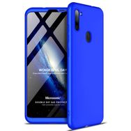Microsonic Samsung Galaxy A11 Double Dip 360 Protective Mavi Kılıf