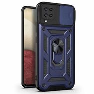 Microsonic Samsung Galaxy A12 Impact Resistant Lacivert Kılıf