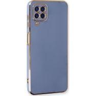 Microsonic Samsung Galaxy A12 Olive Plated Lavanta Grisi Kılıf