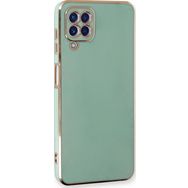 Microsonic Samsung Galaxy A12 Olive Plated Yeşil Kılıf