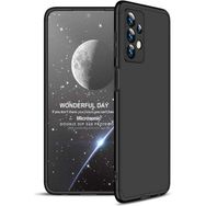 Microsonic Samsung Galaxy A13 4G Double Dip 360 Protective Siyah Kılıf