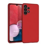 Microsonic Samsung Galaxy A13 4G Matte Silicone Kırmızı Kılıf