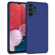 Microsonic Samsung Galaxy A13 4G Matte Silicone Lacivert Kılıf