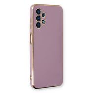Microsonic Samsung Galaxy A13 4G Olive Plated Lila Kılıf