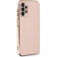 Microsonic Samsung Galaxy A13 4G Olive Plated Pembe Kılıf