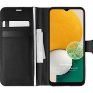 Microsonic Samsung Galaxy A13 5G Delux Leather Wallet Siyah Kılıf