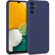 Microsonic Samsung Galaxy A13 Matte Silicone Lacivert Kılıf