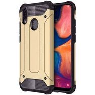 Microsonic Samsung Galaxy A20 Rugged Armor Gold Kılıf