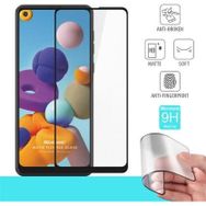 Microsonic Samsung Galaxy A21 Seramik Matte Flexible Siyah Ekran Koruyucu