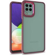 Microsonic Samsung Galaxy A22 4G Bright Planet Kırmızı Kılıf
