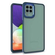 Microsonic Samsung Galaxy A22 4G Bright Planet Lacivert Kılıf