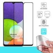 Microsonic Samsung Galaxy A22 4G Seramik Matte Flexible Siyah Ekran Koruyucu