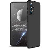 Microsonic Samsung Galaxy A23 Double Dip 360 Protective Siyah Kılıf