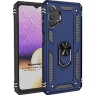Microsonic Samsung Galaxy A23 Military Ring Holder Lacivert Kılıf
